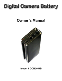 Zobrazit dokument Digital-camera-battery DCB30WB Uživatelský manuál